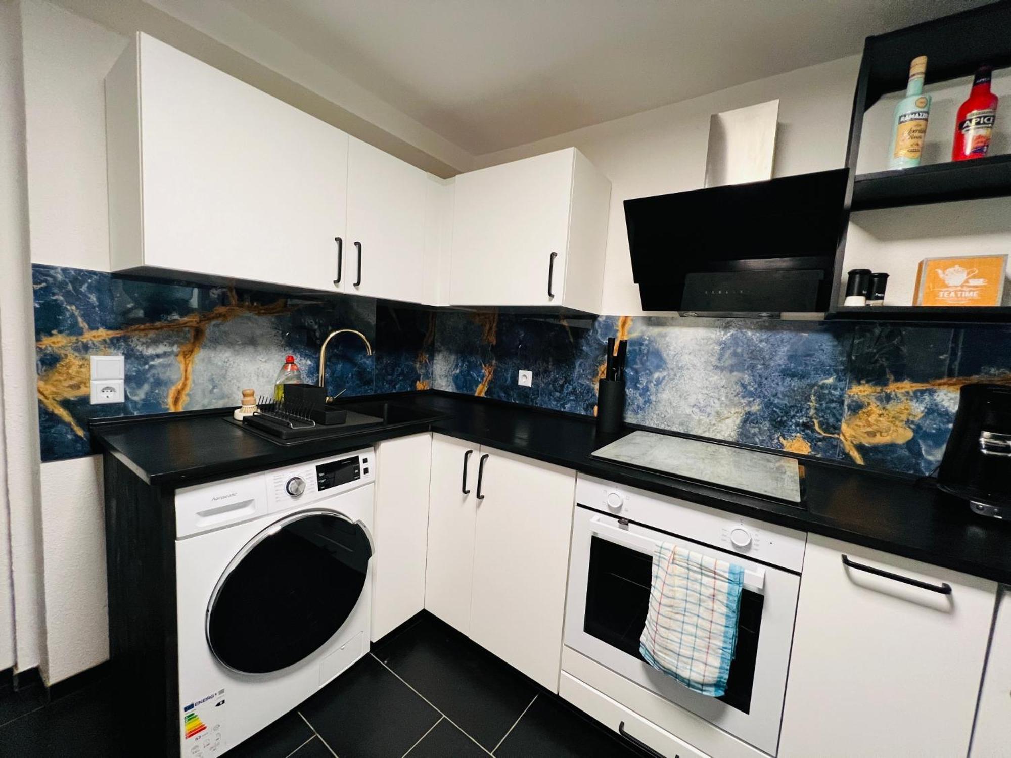 Souterrain 2 Zimmer Wohnung Freiburg Seepark エクステリア 写真